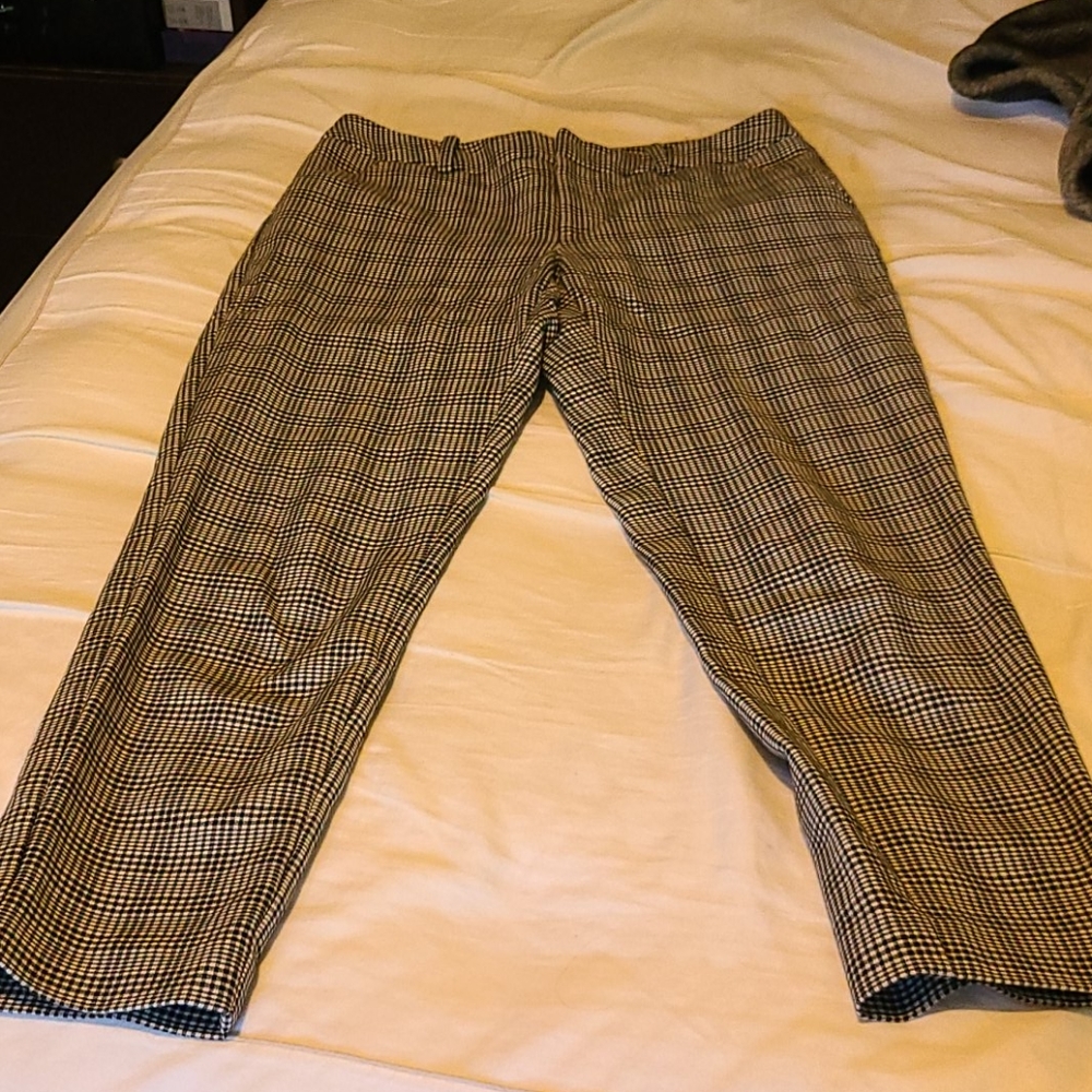 Merona Cropped Plaid Pants